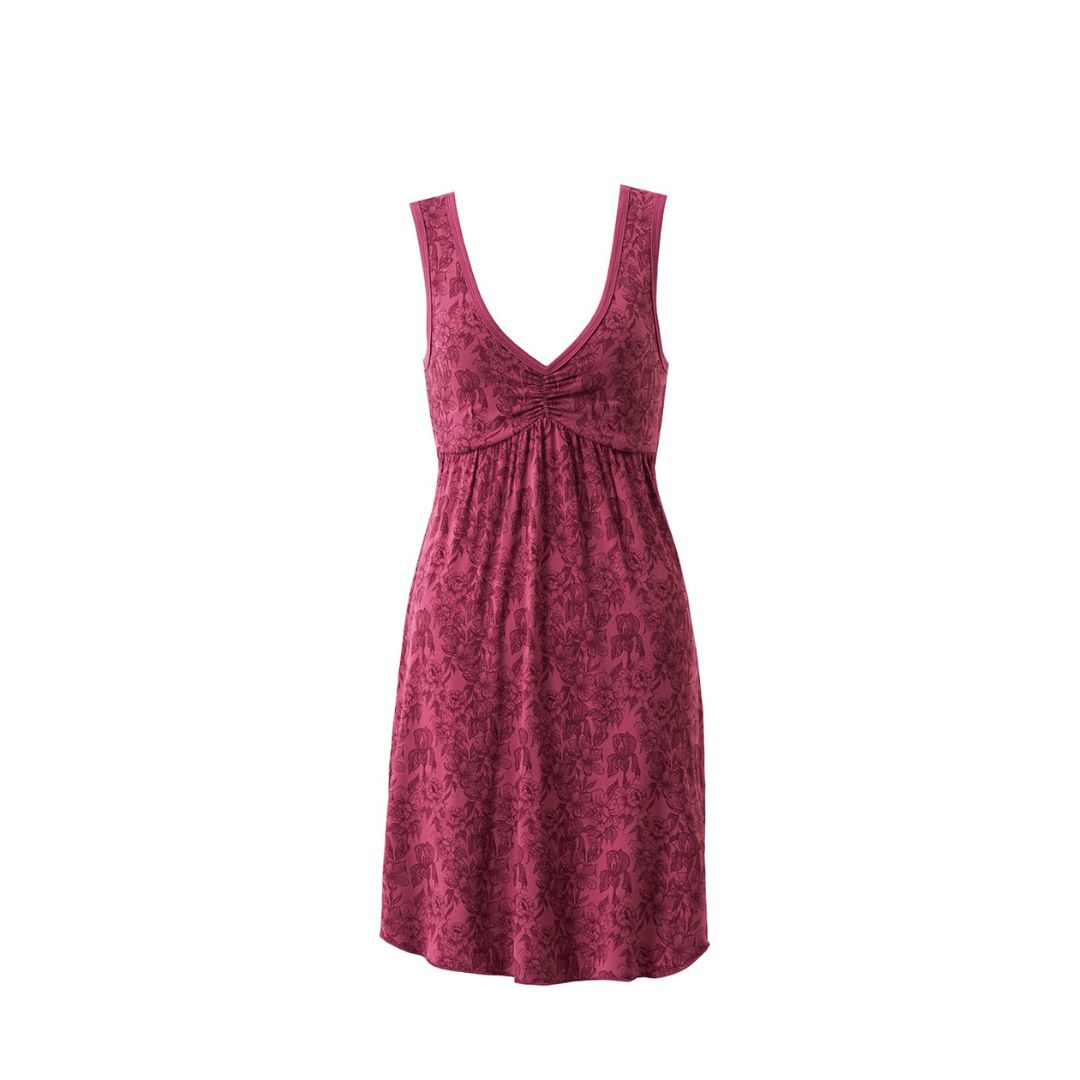 Kleid "Mahina Dress" Dark Rose Peony