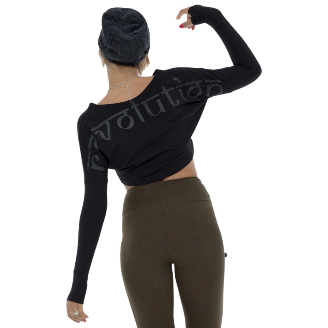 Shirt "Revol Crop Top" Black