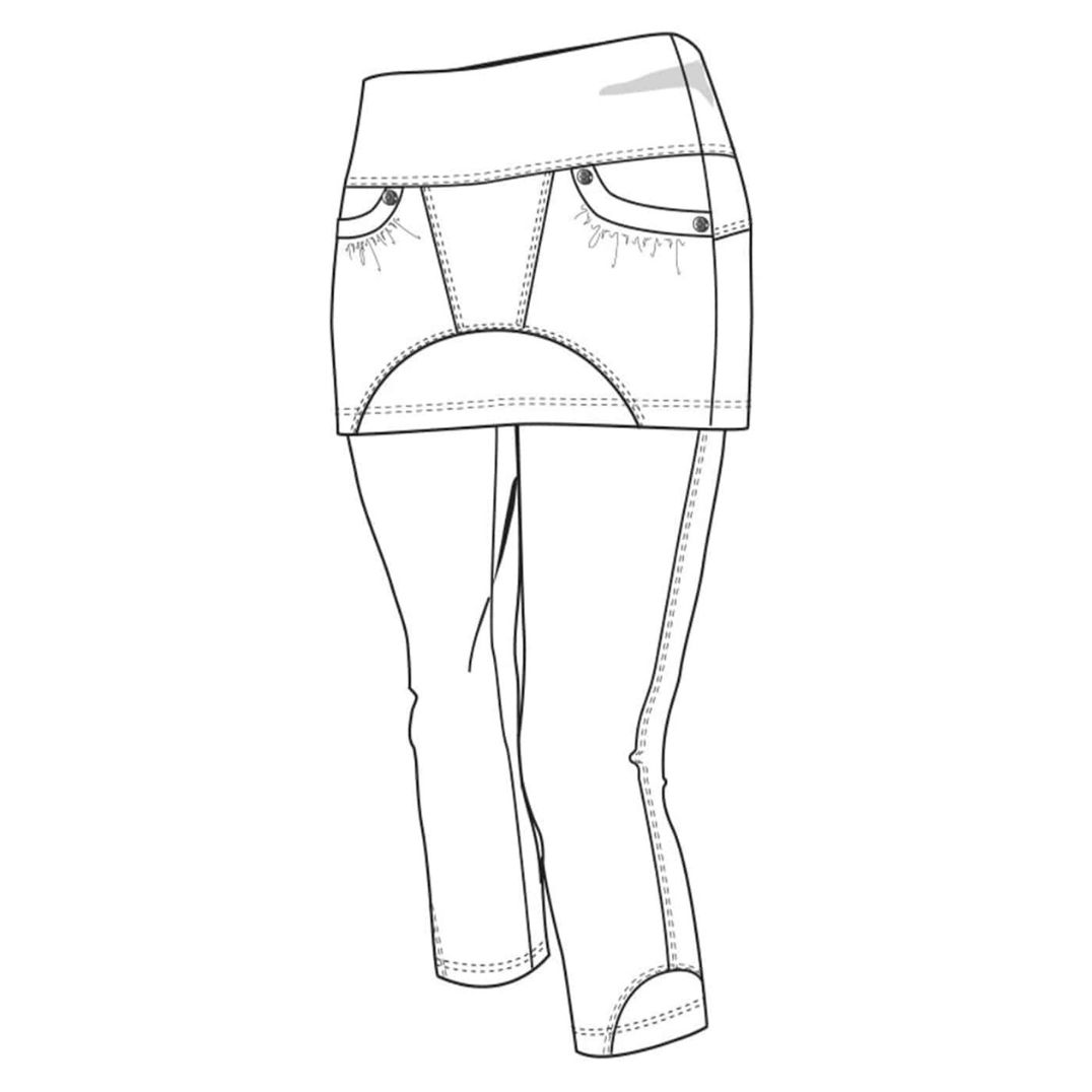 Leggings "Zariah Capris" Black – Bild 3
