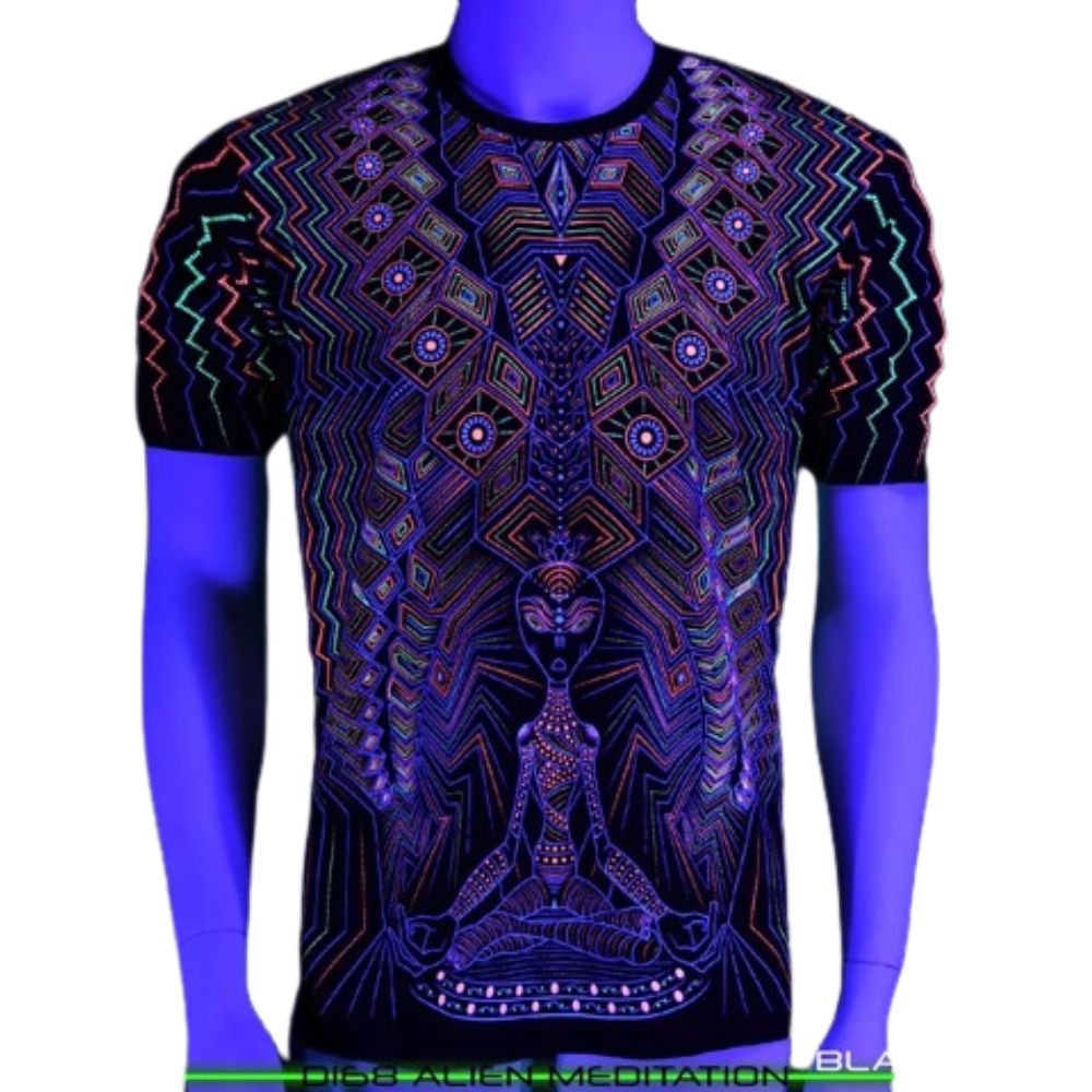 UV Shirt "Alien Meditation"