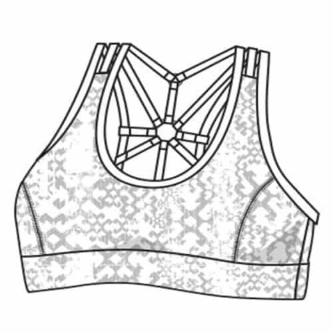 BH Top "Inertia Bra" Rose South Western – Bild 3