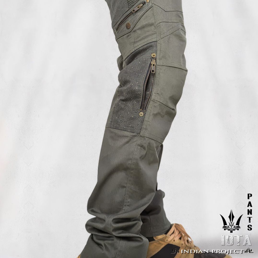 Hose "Iota" Light Olive – Bild 3
