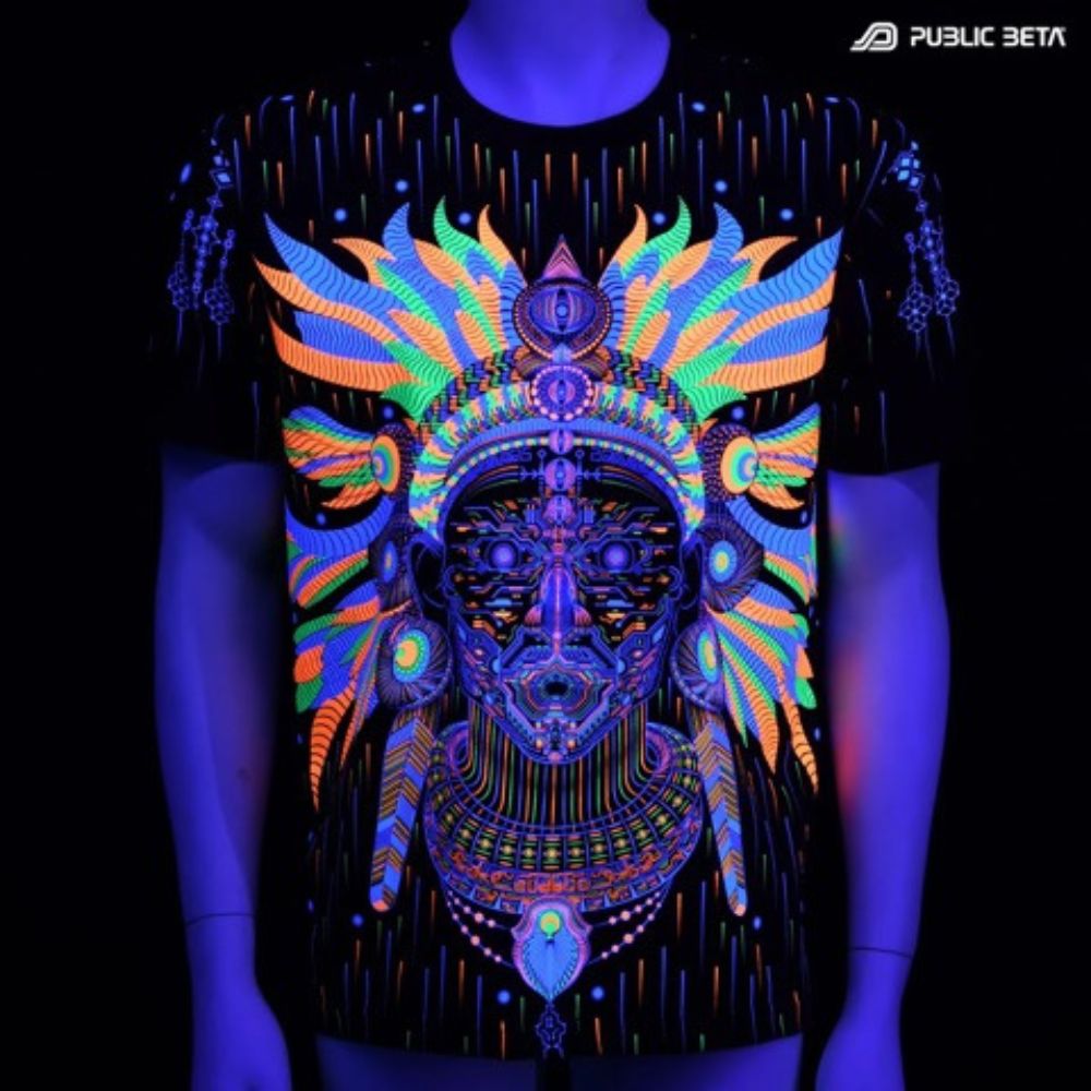 UV Shirt "The Shaman" – Bild 5