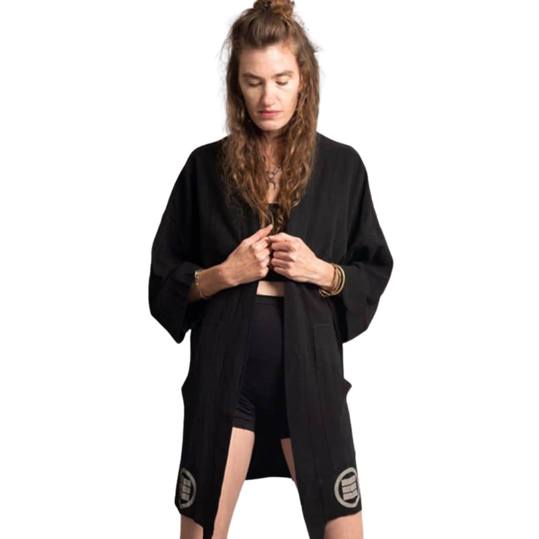 Kimono "Hoshi" Black – Bild 2