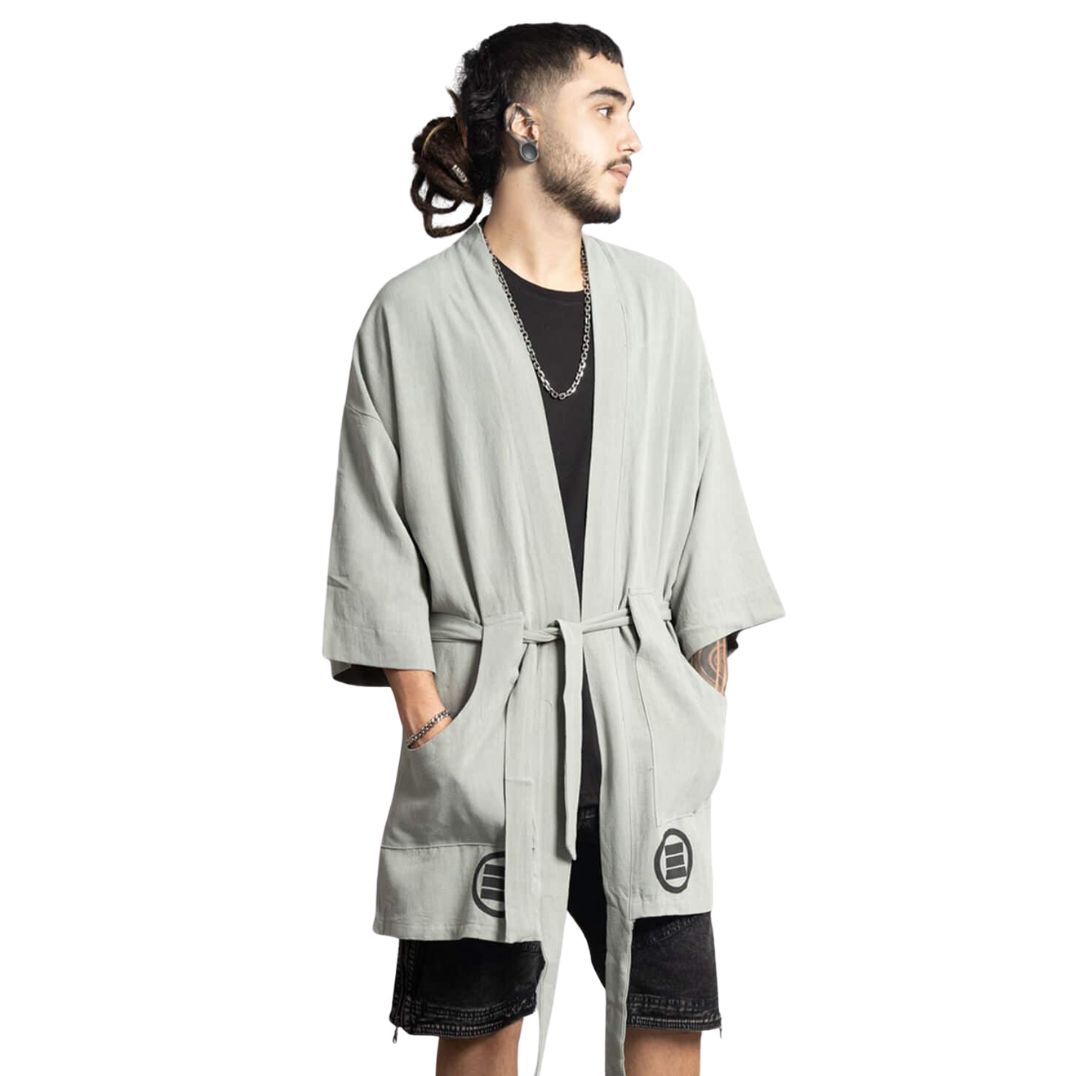 Kimono "Hoshi" Brushed Grey – Bild 3
