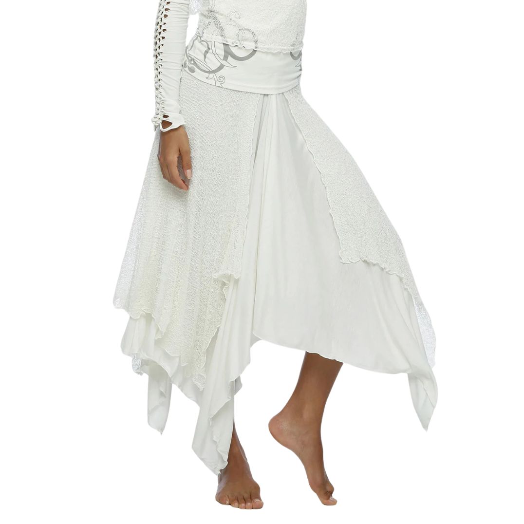 Rock "Le Skirt" Off-White – Bild 3