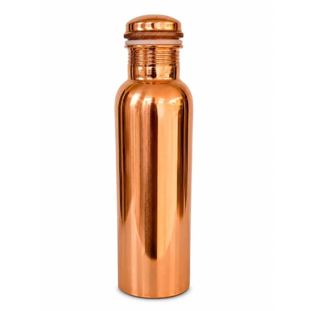Kupferflasche 950ml, glatt poliert – Bild 2