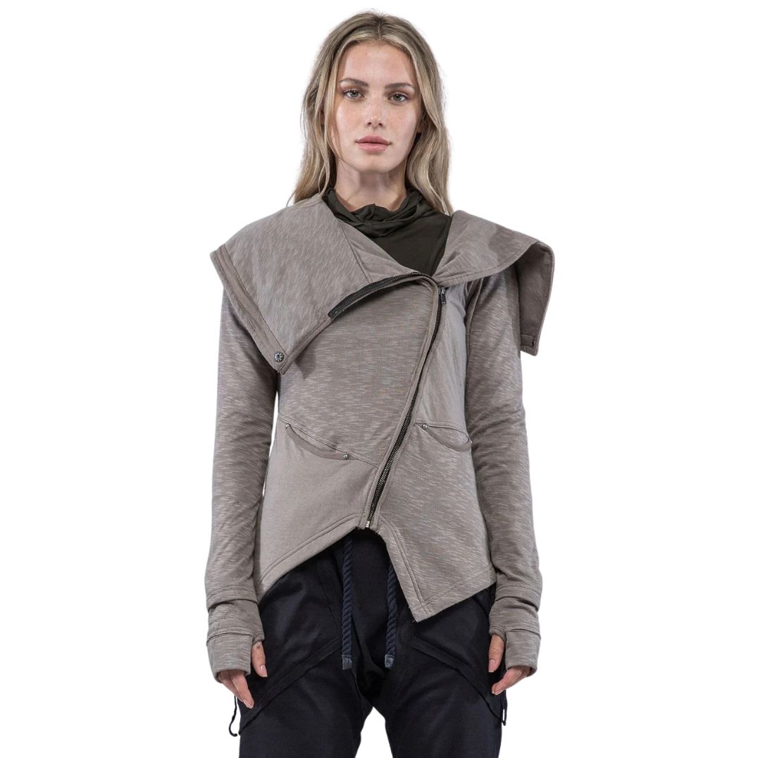 Jacke "Dystopia Biker Jacket" Cement – Bild 2