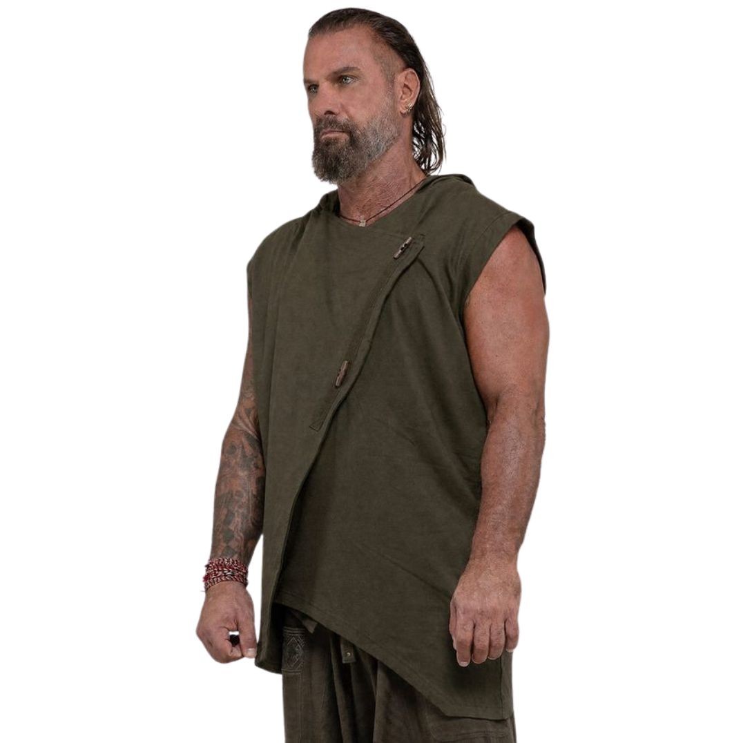 Weste "Horo Sleeveless Kaftan" Olive
